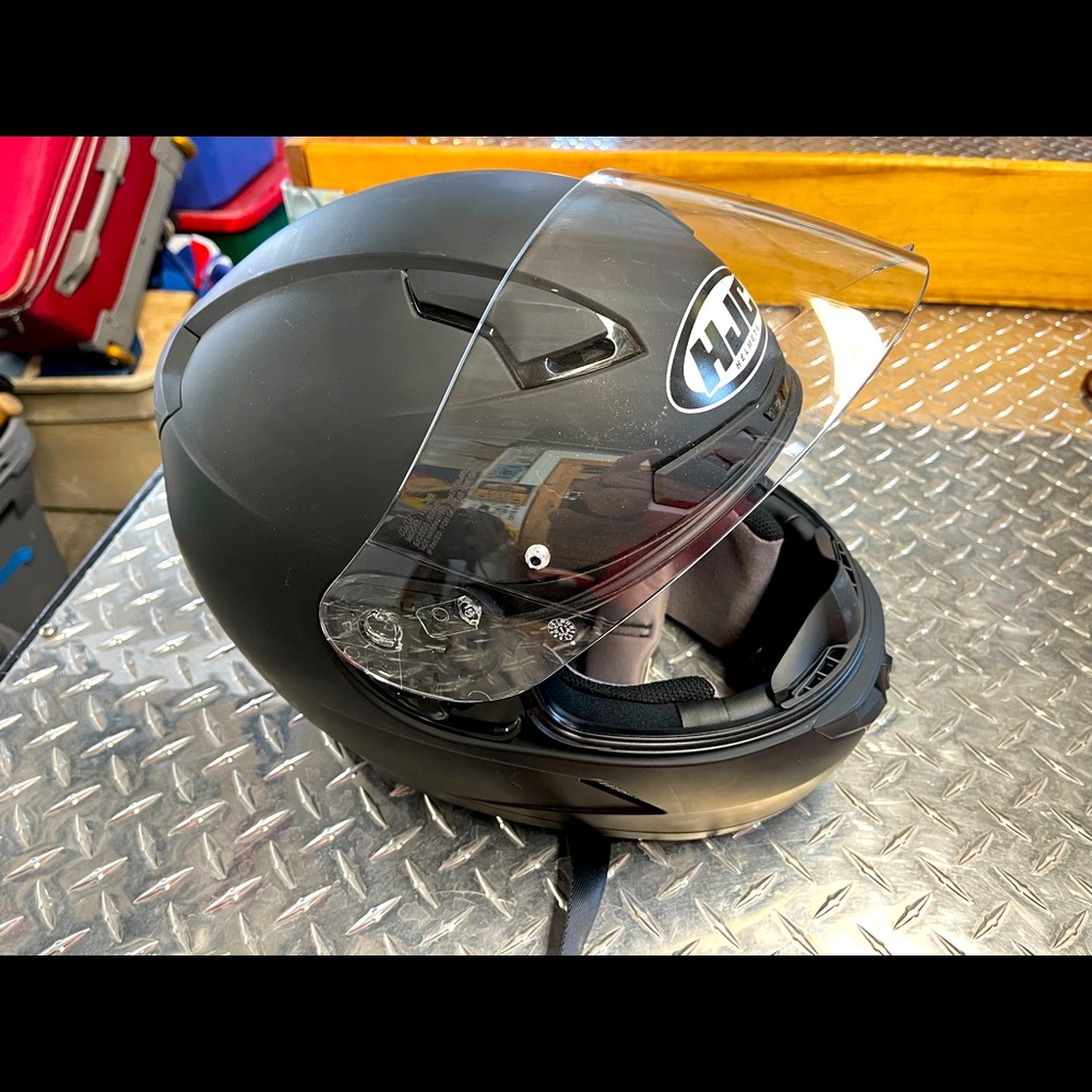 HJC 824-619 CL-17 Full-Face Motorcycle Helmet (Matte Black, 5X-Large)